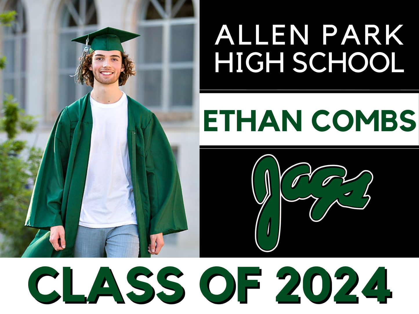 Jags Class of 2024 Custom Yard Sign